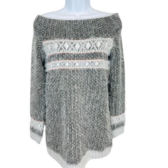 Anthropologie Sleeping on Snow Faroe Wool blend fuzzy sweater - Picture 2 of 13